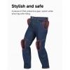 imageKEMIMOTO Motorcycle Pants for Men and Women Stretch Fabric Casual Motorcycle Jeans for Motorcycle Riding Commuting TouringBlue