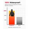 imageKEMIMOTO Rain Suit for Men Motorcycle Rain Gear Waterproof Powersports Heavyduty Rain GearBlack