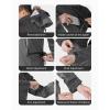 imageKEMIMOTO Rain Suit for Men Motorcycle Rain Gear Waterproof Powersports Heavyduty Rain GearBlack