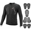imageKEMIMOTO Motorcycle Mesh Armored Shirt for Men with CE1 Certified Protective Gear Jacket Breathable Soft for All Seasons Suitable for Motorcycling Riding Cycling OffRoad SportsXLarge