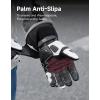 imageKEMIMOTO Women Leather Motorcycle Gloves Soft Leather Riding Gloves with Carbon Fiber Knuckle Protection AntiSlip Grip for Street Bike Dirt Bike Outdoor RidingPink