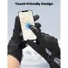 imageKEMIMOTO 2025 Version Heated Motorcycle Gloves for Men and Women with Hard Protective Shields 74V 2500mAh Rechargeable Battery Waterproof Touchscreen Compatible Lasts up to 8 Hours XL BlackBlack