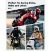 imageKEMIMOTO Motorcycle Leather Gloves Sheepskin Protective Gloves for Men and Women Touchscreen Compatible Hard Knuckle Gear for Motorcross Racing CyclingBrown