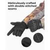 imageKEMIMOTO Motorcycle Protective Shoes for Men and Motorcycle Gloves