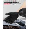 imageKEMIMOTO Tactical Gloves Breathable Touchscreen Outdoor FullFinger Gloves for Men Women for Cycling Biking Safety Work Mechanic Gardening Yard Work 2025Black