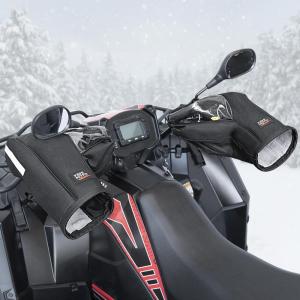 imageKEMIMOTO Upgraded ATV Gloves Windproof Motorcycle Handlebar Mittens with TPU Windows Universal Compatible with Can am Sportsman Grizzly FourTrax Scrambler Most ATVs