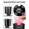imageKEMIMOTO Upgraded Car Cup Holder Expander Long Base Model Compatible with Hydro Flasks Yeti Stanley Large Cup Holder Adapt 1840oz Bottles Fits for Universal Vehicles Golf Carts UTVs