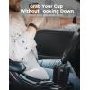 imageKEMIMOTO Upgraded Car Cup Holder Expander Long Base Model Compatible with Hydro Flasks Yeti Stanley Large Cup Holder Adapt 1840oz Bottles Fits for Universal Vehicles Golf Carts UTVs