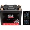 image:imageKEMIMOTO Lithium Motorcycle Battery YTX20LBSYTX20HL Bluetooth LiFePO4 Lithium Battery 12V 12Ah Powersports Battery with Smart APP amp LCD Winter Sleep Moto Mode Compatible with Motorcycle PWC UTVYTX12BS8AhBT