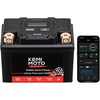 image:imageKEMIMOTO Lithium Motorcycle Battery YTX20LBSYTX20HL Bluetooth LiFePO4 Lithium Battery 12V 12Ah Powersports Battery with Smart APP amp LCD Winter Sleep Moto Mode Compatible with Motorcycle PWC UTVYTX4LBS25AhBT