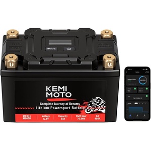 image:imageKEMIMOTO Lithium Motorcycle Battery YTX20LBSYTX20HL Bluetooth LiFePO4 Lithium Battery 12V 12Ah Powersports Battery with Smart APP amp LCD Winter Sleep Moto Mode Compatible with Motorcycle PWC UTVYTX7ABS6AhBT