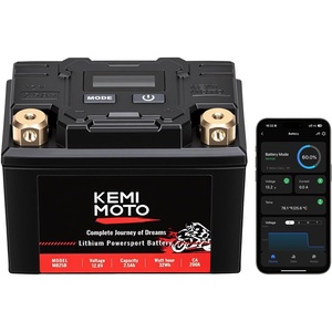 image:imageKEMIMOTO Lithium Motorcycle Battery YTX20LBSYTX20HL Bluetooth LiFePO4 Lithium Battery 12V 12Ah Powersports Battery with Smart APP amp LCD Winter Sleep Moto Mode Compatible with Motorcycle PWC UTVYTX4LBS25AhBT