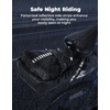 image:imageKEMIMOTO Bike Seat Bag Expandable 11L Saddle Pouch Fully Waterproof Bikepacking Road Bicycle Rear Pack Under Seat with PVC Reflective Panel Four Bottom HardboardsBasic Version