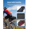 image:imageKEMIMOTO Bike Seat Bag Expandable 11L Saddle Pouch Fully Waterproof Bikepacking Road Bicycle Rear Pack Under Seat with PVC Reflective Panel Four Bottom HardboardsUpgraded Detachable