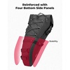 image:imageKEMIMOTO Bike Seat Bag Expandable 11L Saddle Pouch Fully Waterproof Bikepacking Road Bicycle Rear Pack Under Seat with PVC Reflective Panel Four Bottom HardboardsUpgraded Hook and Ioop Closure
