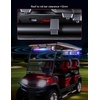 image:imageKEMIMOTO 2025 Midnight S60 26inch UTV Sound Bar App Control IP65 Weatherproof Golf Cart Sound Bar ATV Bluetooth Soundbar Compatible with Polaris RZR CanAm Fits 12 inch Roll Bar26 inches