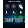 image:imageKEMIMOTO 2025 Midnight S60 26inch UTV Sound Bar App Control IP65 Weatherproof Golf Cart Sound Bar ATV Bluetooth Soundbar Compatible with Polaris RZR CanAm Fits 12 inch Roll Bar32 inches