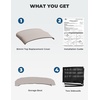 image:imageKEMIMOTO Bimini Top Replacement with Detachable Mesh Sidewalls Bimini Tops 600D Marine Grade Canvas Heavy Duty Cover Boat Canopy Waterproof Sun Shade Easy Install Without Frame for Pontoon Boats