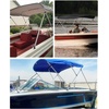 image:imageKEMIMOTO Bimini Top for Boat Bimini Tops Cover 600D Marine Grade Canvas Boat Canopy with 6ft Length 54 in  96 in Width 46 in Height Includes Mounting Hardware Straps Rear Support PolesBlack