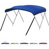 image:imageKEMIMOTO Bimini Top for Boat Bimini Tops Cover 600D Marine Grade Canvas Boat Canopy with 6ft Length 54 in  96 in Width 46 in Height Includes Mounting Hardware Straps Rear Support PolesBlue