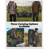 image:imageKEMIMOTO Hunting Duffle Bag 78L Capacity Travel Gear Bags Tool Range Cases for Long Distance Trips Hiking Hunting Fishing Camping Multi Pocket Design Backpackable