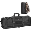 image:imageKEMIMOTO Hunting Duffle Bag 78L Capacity Travel Gear Bags Tool Range Cases for Long Distance Trips Hiking Hunting Fishing Camping Multi Pocket Design Backpackable