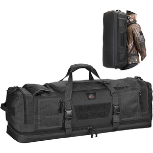 image:imageKEMIMOTO Hunting Duffle Bag 78L Capacity Travel Gear Bags Tool Range Cases for Long Distance Trips Hiking Hunting Fishing Camping Multi Pocket Design Backpackable