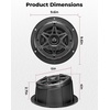 image:imageKEMIMOTO 65 inch Speaker with Enclosure Pods Universal Speaker Compatibility IPX5 WaterResistant Coaxial Speaker Box Universal Fit for UTVs RVs Cars Boats Trunks Golf Carts