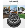 image:imageKEMIMOTO 65 inch Speaker with Enclosure Pods Universal Speaker Compatibility IPX5 WaterResistant Coaxial Speaker Box Universal Fit for UTVs RVs Cars Boats Trunks Golf Carts