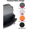image:imageKEMIMOTO Motorcycle Handlebar Bag Universal Motorcycle Tool Bag Bicycle Bar Bag Front Fork Storage Accessory Sissy Bar Bag Compatible with Cruiser Softail Dyna Sportsters Grey Carbon FabricGrey Carbon Fabric