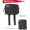 image:imageKEMIMOTO Motorcycle Handlebar Bag Universal Motorcycle Tool Bag Bicycle Bar Bag Front Fork Storage Accessory Sissy Bar Bag Compatible with Cruiser Softail Dyna Sportsters Grey Carbon FabricNylon