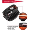 image:imageKEMIMOTO Motorcycle Handlebar Bag Universal Motorcycle Tool Bag Bicycle Bar Bag Front Fork Storage Accessory Sissy Bar Bag Compatible with Cruiser Softail Dyna Sportsters Grey Carbon FabricNylon