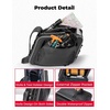 image:imageKEMIMOTO Motorcycle Saddlebags Expandable 2230L 1115Lx2 with QuickRelease Brackets PU Leather Handbag Waterproof with Rain Cover Compatible with Dyna Softail Cruiser Rebel Vulcan