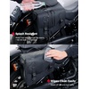 image:imageKEMIMOTO Motorcycle Saddlebags PU Leather Side Bags Compatible with Sportster 883 1200 Softail Low Rider S Cruiser Dyna Vstar Shadow Vulcan Rebel 20L20L