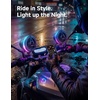 image:imageKEMIMOTO Motorcycle Speakers Handlebar Mount BluetoothCompatible IP66 Waterproof Motorcycle Tower Audio System with RGB Lights for Highway Riding