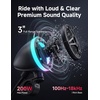 image:imageKEMIMOTO Motorcycle Speakers Handlebar Mount BluetoothCompatible IP66 Waterproof Motorcycle Tower Audio System with RGB Lights for Highway Riding