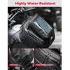 image:imageKEMIMOTO Motorcycle Tank Bag with Removable Phone Holder Waterproof EVA Hard Shell Expandable Tank Bag Rain Cover Compatible with All Models of Mobile Phones 1316L