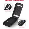 image:imageKEMIMOTO Motorcycle Waterproof Tank Bag Phone Pouch Case TPU Bag Sensitive Touch Screen Compatible for Cell Phone up to 65 Inch Black