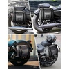 image:imageKEMIMOTO PVC Waterproof Motorcycle Saddlebags 50L25Lx2 Adventure Dual Sport Bike Luggage Bag Detachable Saddle Bags Side Bags for Dirtbike Motorbike Travel Motorcycle Panniers Bags BlackGrey