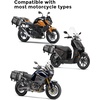 image:imageKEMIMOTO PVC Waterproof Motorcycle Saddlebags 50L25Lx2 Adventure Dual Sport Bike Luggage Bag Detachable Saddle Bags Side Bags for Dirtbike Motorbike Travel Motorcycle Panniers Bags BlackGrey