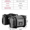 image:imageKEMIMOTO PVC Waterproof Motorcycle Saddlebags 50L25Lx2 Adventure Dual Sport Bike Luggage Bag Detachable Saddle Bags Side Bags for Dirtbike Motorbike Travel Motorcycle Panniers Bags BlackGrey