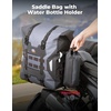 image:imageKEMIMOTO PVC Waterproof Motorcycle Saddlebags with Bottle Holders 52L26Lx2 Large Capacity Adventure Sport Bike Luggage Bag Saddle Bags Side Bags for Motorbike Travel Detachable Motorcycle Bag
