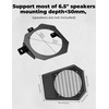image:imageKEMIMOTO Rear Roof Speakers Pods Enclosures Compatible with Polaris Ranger XP 1000XP 1000 Crew UTV Speaker Holders 2019 2020 Accessories 2PCS Fit 65 Speakers Replace54546465265150 5265149