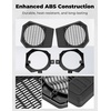image:imageKEMIMOTO Rear Roof Speakers Pods Enclosures Compatible with Polaris Ranger XP 1000XP 1000 Crew UTV Speaker Holders 2019 2020 Accessories 2PCS Fit 65 Speakers Replace54546465265150 5265149