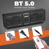 image:imageKEMIMOTO UTV Sound Bar 16 Inch ATV Speaker with RGB Lights BT V50 MarineGrade IP65 Waterproof Compatible with Polaris RZR CanAm CFMOTO Zforce Teryx Fits 175  225 Roll Cage