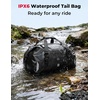 image:imageKEMIMOTO Waterproof Motorcycle Dry Bag  Duffle Tail Bag Soft Luggage 25L40L65L Large Capacity with 4 QuickRelease Straps Dustproof for Touring Adventure Motorcycling amp Camping BlackBlack