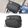 image:imageKEMIMOTO Motorcycle Handlebar Bag Universal Motorcycle Tool Bag Bicycle Bar Bag Front Fork Storage Accessory Sissy Bar Bag Compatible with Cruiser Softail Dyna Sportsters Grey Carbon FabricBlack Carbon Fabric