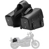 image:imageKEMIMOTO Motorcycle Saddlebags PU Leather Side Bags Compatible with Sportster 883 1200 Softail Low Rider S Cruiser Dyna Vstar Shadow Vulcan Rebel 20L12L