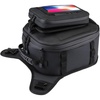 image:imageKEMIMOTO Motorcycle Tank Bag with Removable Phone Holder Waterproof EVA Hard Shell Expandable Tank Bag Rain Cover Compatible with All Models of Mobile Phones 1316L