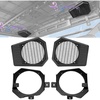 image:imageKEMIMOTO Rear Roof Speakers Pods Enclosures Compatible with Polaris Ranger XP 1000XP 1000 Crew UTV Speaker Holders 2019 2020 Accessories 2PCS Fit 65 Speakers Replace54546465265150 5265149